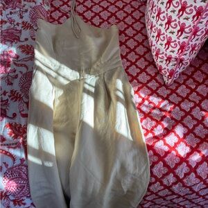 PAIGE Cream linen roper